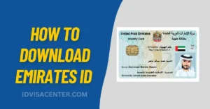 How To Download Emirates ID Online (PDF from ICA App)