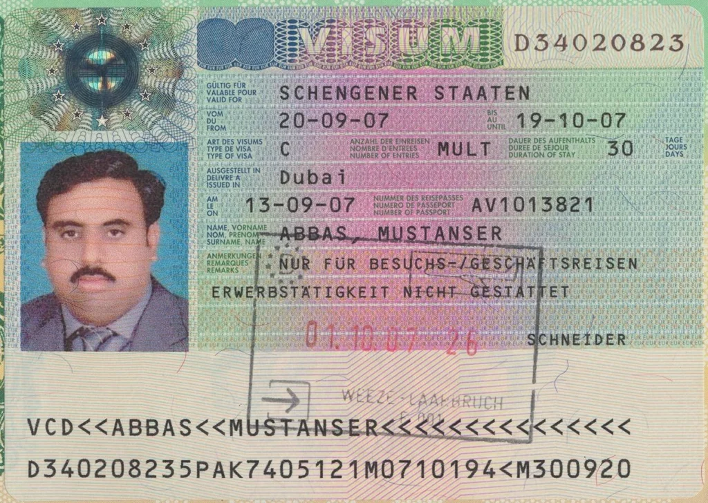 Schengen Visa from Dubai